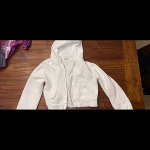 Brandy white cropped jacket